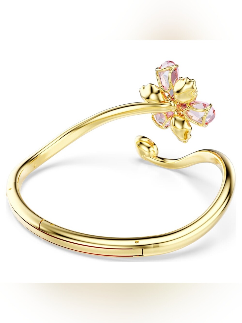 Swarovski Idyllia Bangle – Gold Tone, Multicolor Crystals, Mixed Cut - Picture 8 of 16